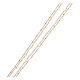 Pink crystal choker necklace 2 mm 925 silver gilded s3