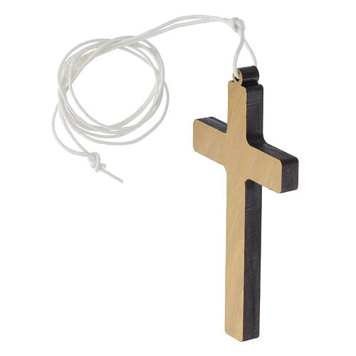 First Communion olivewood cross, Monastery of the Poor Clares, 3.3x2.0 in 2