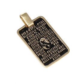 Medaille Gebet Ave Maria, aus Bronze