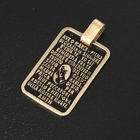 Médaille prière bronze Je Sous Salue Marie