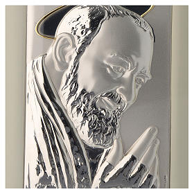 Tableaux en argent: Padre Pio de Pietralcina en argent