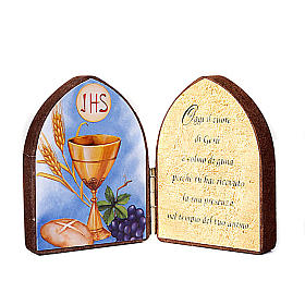 Quadri, stampe, codici miniati: Piccolo dittico immagine e frase Quadri, stampe, codici miniati: Piccolo dittico immagine e frase