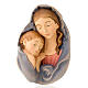 Relief Vierge avec enfant en bois s1