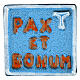 Pax et Bonum small ceramic basrelief s1