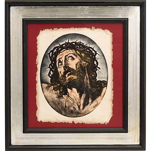 Christ face, Florentine print 1