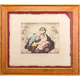 Tableaux, gravures, manuscrit enluminé: Vierge des anges, impression d'origine florentine