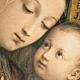 Quadro Madonna del Buon Consiglio cornice dorata s2