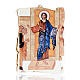 Quadrinho madeira pergaminho Cristo Pantocrator de pé s1