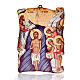 Small picture on wood Jesus Baptism parchment s1
