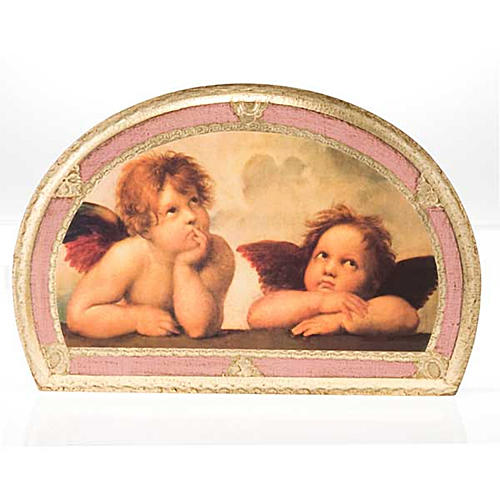 Print Raffaello's Angels, on wood panel 5