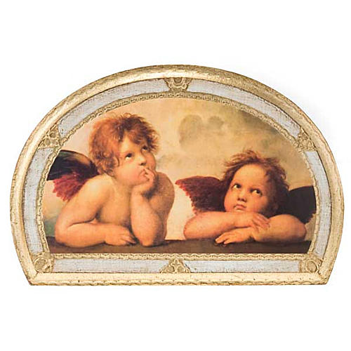 Print Raffaello's Angels, on wood panel 6