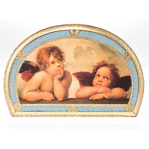 Print Raffaello's Angels, on wood panel 7