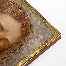 Stampa "Redentore" di Leonardo su legno