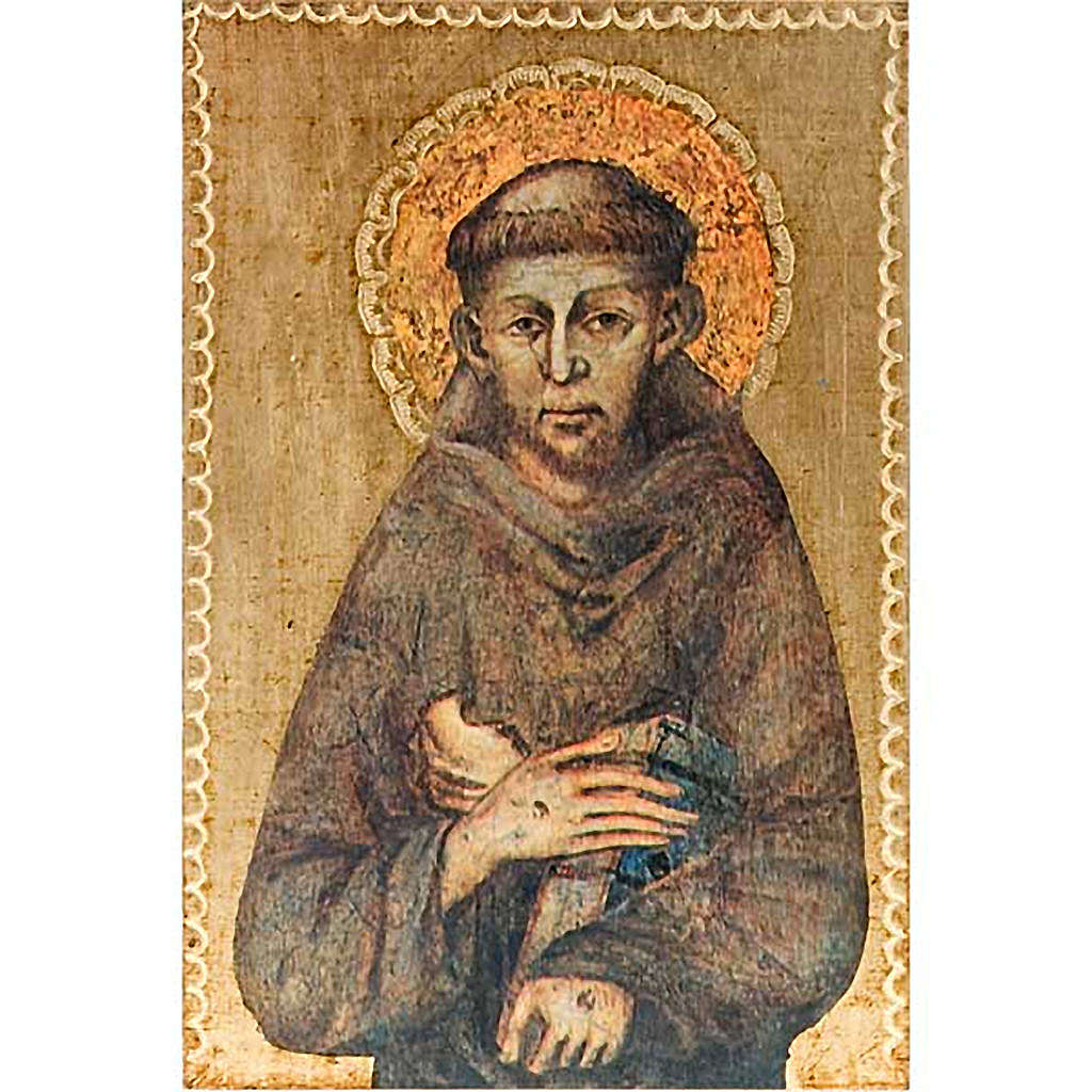 Stampa San Francesco d'Assisi legno | vendita online su HOLYART