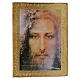 Druckbild auf Holz Gesicht Jesus des Leichentuches s4