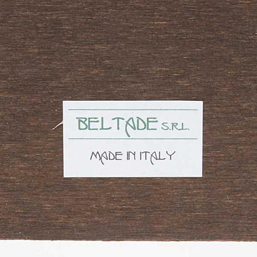 Druckbild auf Holz Johannes Paul II 3