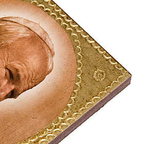 Impressão madeira João Paulo II