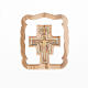 Petit carré croix St. Damien, pour table s1