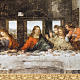 Druckbild auf Holz Letzes Abendmahl Leonardo s2