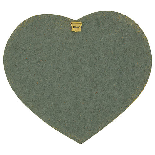 Stampa su legno cuore angelo custode con bimbo 3