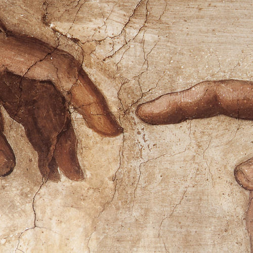 Obrazek drewno Dłoń Boga 2