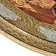 Impressão madeira Santíssima Trindade oval Ano da Fé 30x25 cm s4