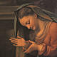 Druckbild auf Holz Geburt Correggio s2