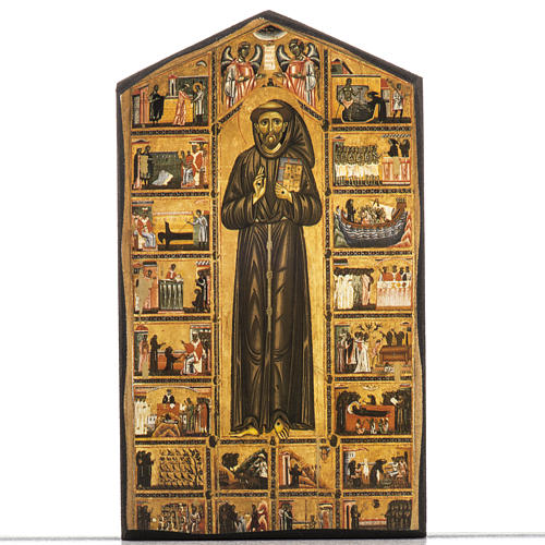 Stampa su legno San Francesco 1