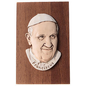 Pope Francis small bas relief