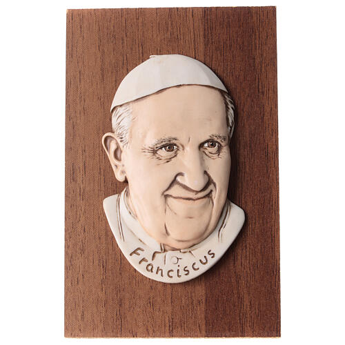 Pope Francis small bas relief 1
