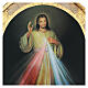 Divine Mercy print on wood 40x30 cm s2