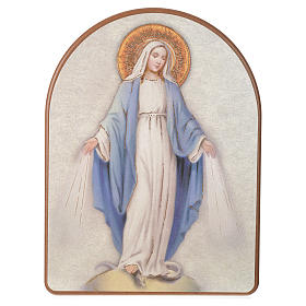 Print on wood, 15x20cm Miraculous Medal