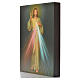 Divine Mercy print on wood 25x20cm s2