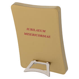 Quadros, Estampas, Manuscritos Iluminados: STOCK Quadro Jubileu Misericórdia na madeira 7x10 cm