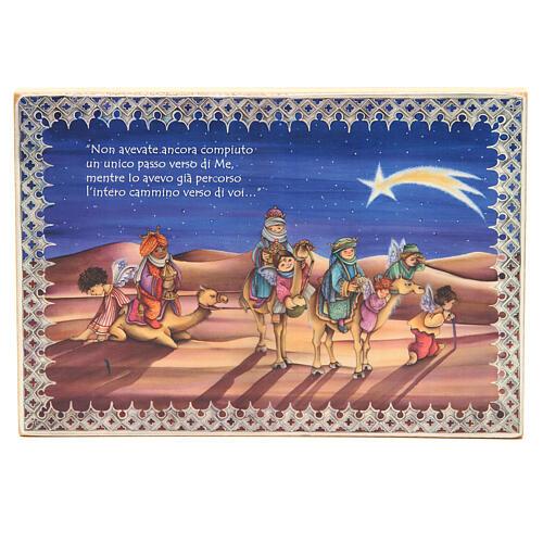 Bild mit Motiv der Drei Heiligen Könige 20,8x30 cm 1