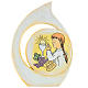 Painting Girl First Communion drop shaped 11cm s1