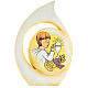Painting Boy First Communion drop shaped 11cm s1