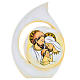 Painting Holy Family drop shaped 11cm s1