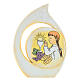 Painting Girl First Communion drop shaped 8cm s1