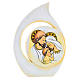Painting Holy Family drop shaped 8cm s1
