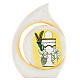 Painting Chalice First Communion drop shaped 8cm s1