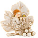 Painting Boy First Communion leaf shaped 11cm s1