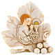 Painting Boy First Communion leaf shaped 8cm s1