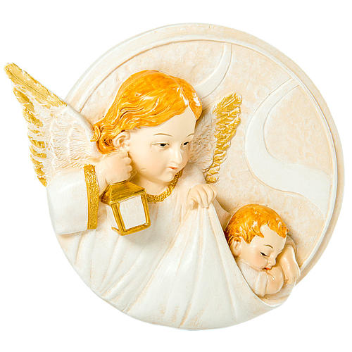 Round painting Angel 10cm 1
