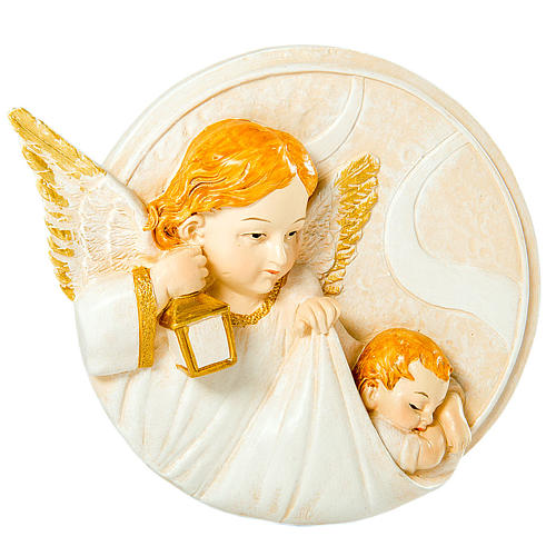 Round painting Angel 7cm 1