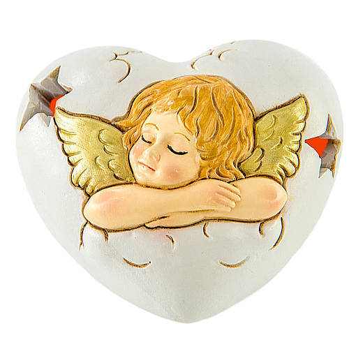 Corazón Ángel con Luz LED  7 cm. 1