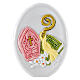 Painting Confirmation oval shaped 8cm s1