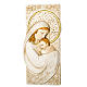 Small painting Virgin Mary with child rectangular shaped 5x10cm s1