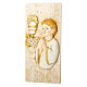 Small painting Boy First Communion rectangular shaped 5x10cm s1