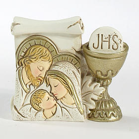 Parchment Chalice Holy Family 6x5,5cm